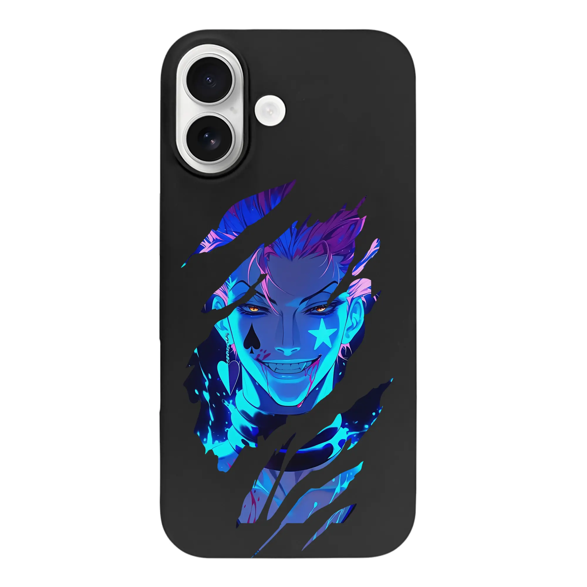 ハンター×ハンター グッズ ヒソカ＝モロウ - iPhone 17 シリーズ シリコンケース 薄型 耐衝撃 指紋防止 ソフトタッチカバー 精密フィット 傷防止 保護ケース iPhone 17/17 Air/17 Pro/17 Pro Max 対応